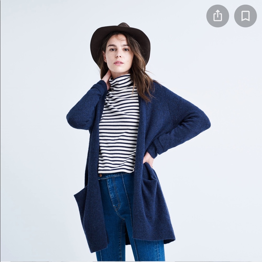 Madewell Ryder king cardigan, size M